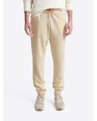 Pantalon homewear en Coton & Lin mastic