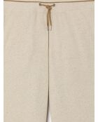 Pantalon homewear en Coton & Lin mastic