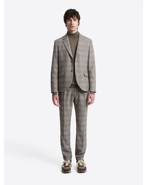 Pull à col roulé 100% Laine mérinos marronnier