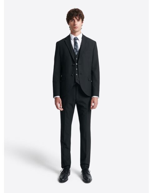 Pantalon de costume nouveau fit slim noir