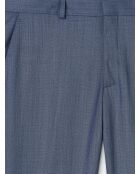 Pantalon de costume bistretch 100% Laine bleu