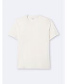 T-shirt col rond 100% Coton crème
