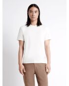 T-shirt col rond 100% Coton crème