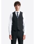Gilet de costume bistretch noir
