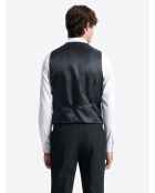 Gilet de costume bistretch noir