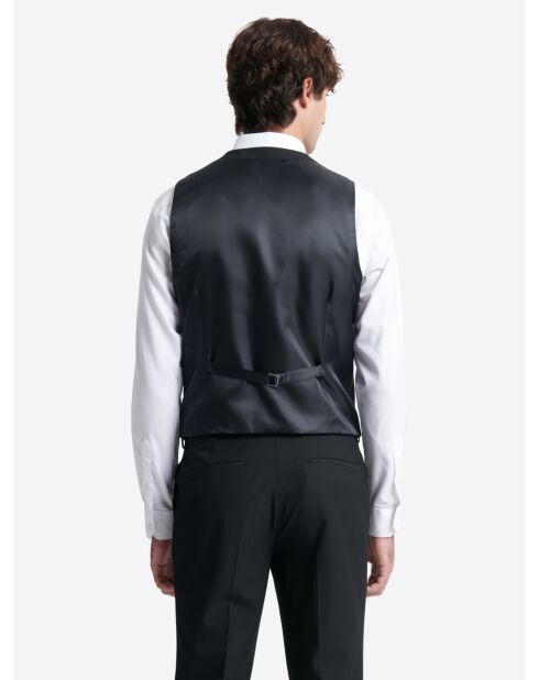 Gilet de costume bistretch noir