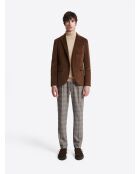 Pull à col roulé en Coton mélangé ivoire