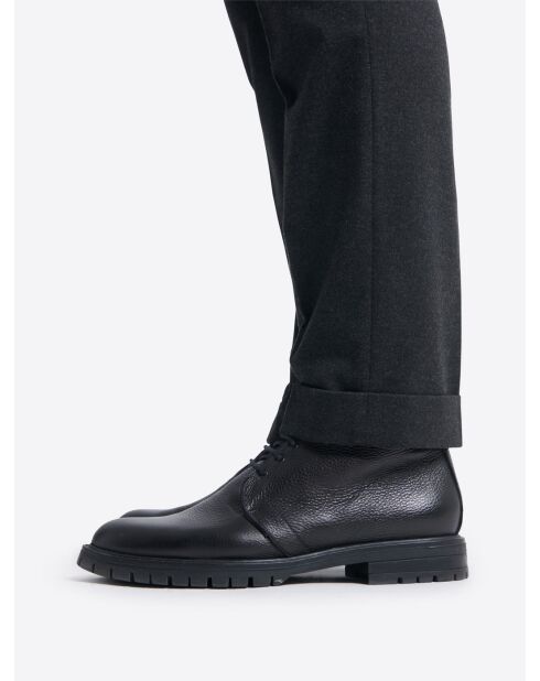 Pantalon de costume regular - l'atelier anthracite chiné