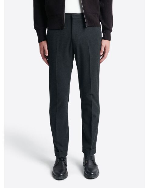Pantalon de costume regular - l'atelier anthracite chiné