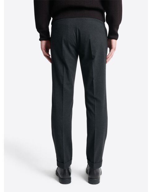 Pantalon de costume regular - l'atelier anthracite chiné