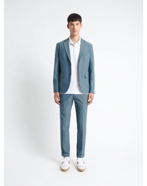 Polo manches courtes 100% coton gratté blanc