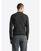 Pull à col derby 100% Viscose certifiée noir