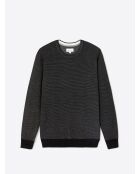 Pull à col derby 100% Viscose certifiée noir