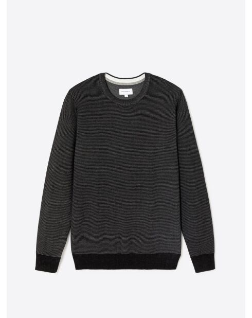 Pull à col derby 100% Viscose certifiée noir