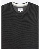 Pull à col derby 100% Viscose certifiée noir