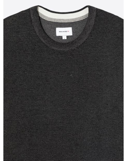 Pull à col derby 100% Viscose certifiée noir