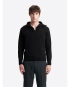 Pull à col cheminée en Laine mérinos mélangée anthracite