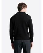 Pull à col cheminée en Laine mérinos mélangée anthracite