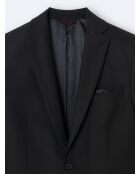 Veste de costume extraslim bistretch noire