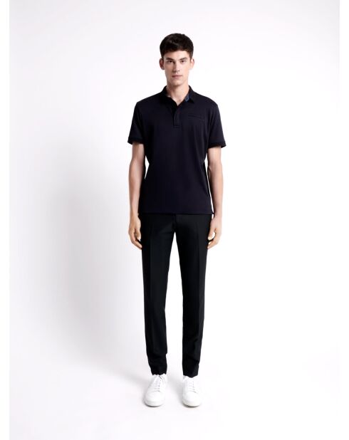 Polo manches courtes - l'essentiel noir