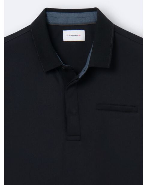 Polo manches courtes - l'essentiel noir