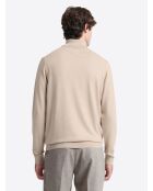 Pull à col roulé en Viscose certifiée écru 2