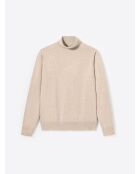 Pull à col roulé en Viscose certifiée écru 2