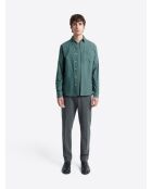 T-shirt col rond regular vert mer