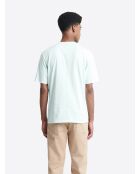 T-shirt col rond capsule Double Jeux vert aqua