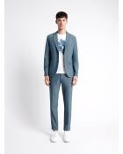 T-shirt col rond en Coton fleuri blanc