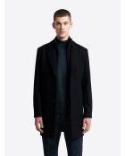 Pardessus 2-en-1 en laine mélangée dark saphir