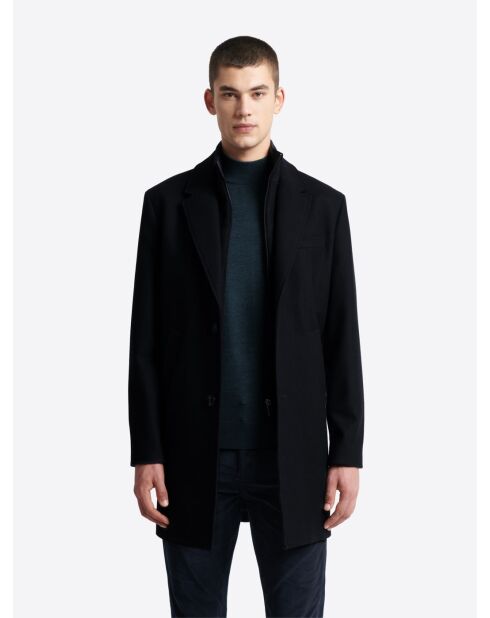 Pardessus 2-en-1 en laine mélangée dark saphir