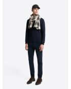 Polo manches longues en Coton dark saphir