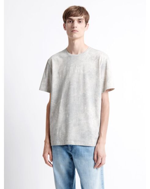 T-shirt col rond 100% Coton - L'atelier bleu gris