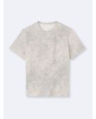 T-shirt col rond 100% Coton - L'atelier bleu gris