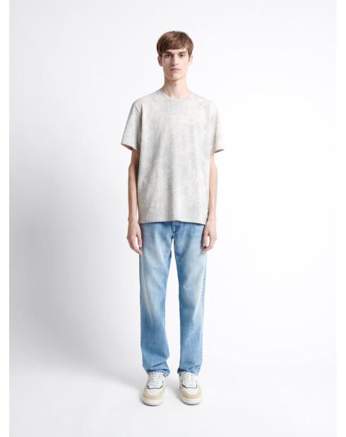 T-shirt col rond 100% Coton - L'atelier bleu gris