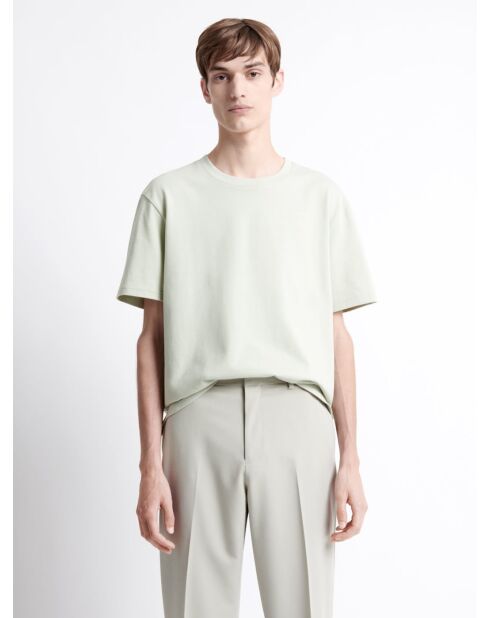 T-shirt col rond en Coton - L'atelier tilleul