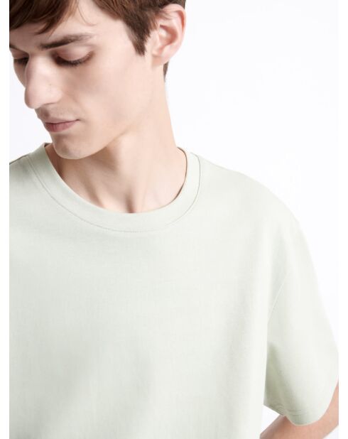 T-shirt col rond en Coton - L'atelier tilleul