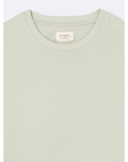 T-shirt col rond en Coton - L'atelier tilleul