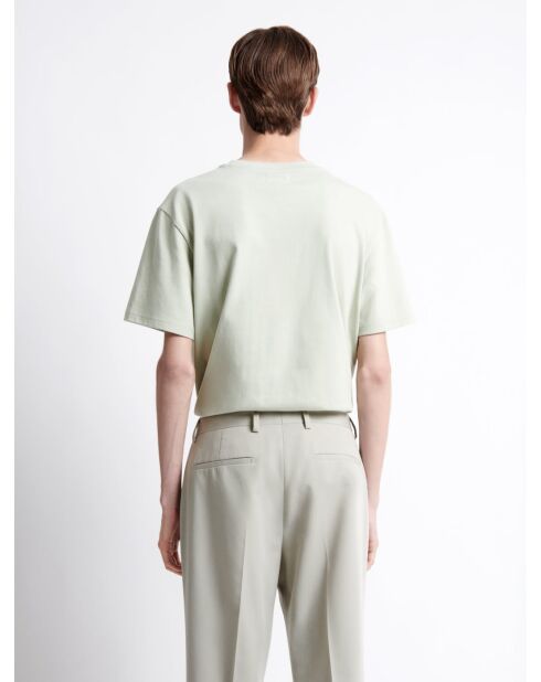 T-shirt col rond en Coton - L'atelier tilleul