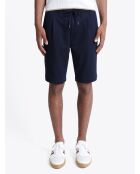 Bermuda faux-uni bleu marine