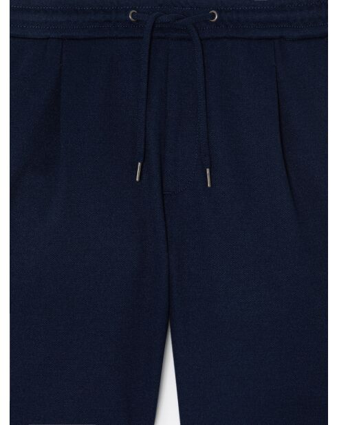 Bermuda faux-uni bleu marine