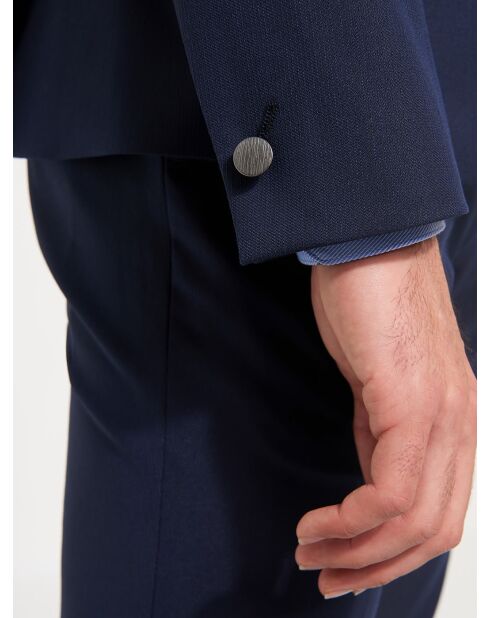 Veste de costume extraslim bistretch bleu marine