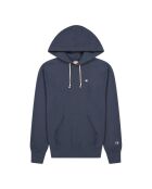 Felpa con cappuccio Reversweave blu notte