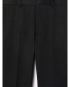Pantalon de costume en jacquard noir