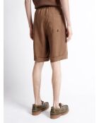 Bermuda 100% Tencel Lin - L'atelier noisette