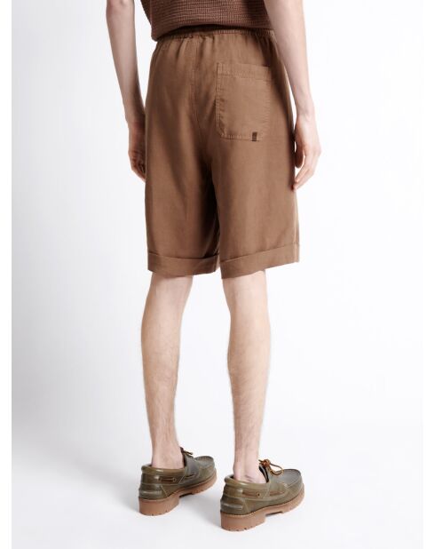 Bermuda 100% Tencel Lin - L'atelier noisette