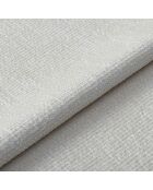 Fauteuil pivotant Retro velours chenillé crème - 74.5x65x74.5 cm