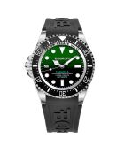 Montre Automatique Homme Tabarca en Caoutchouc noir/vert