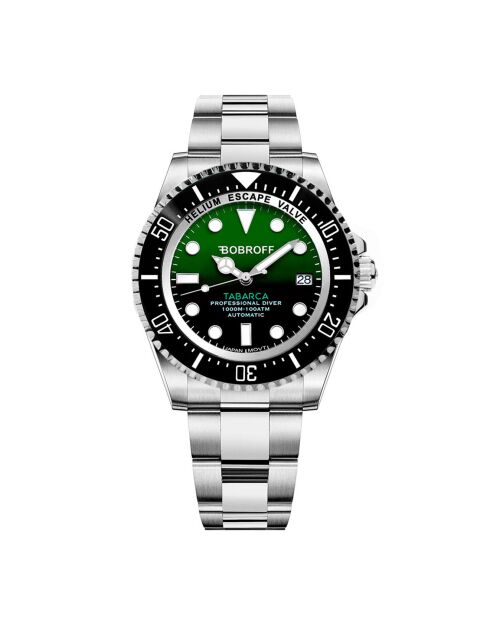 Montre Automatique Homme Tabarca en Acier argenté/vert